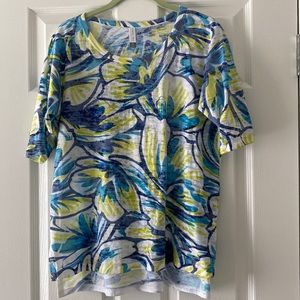 Whimsy rose XL top 3/4 sleeve NWOT